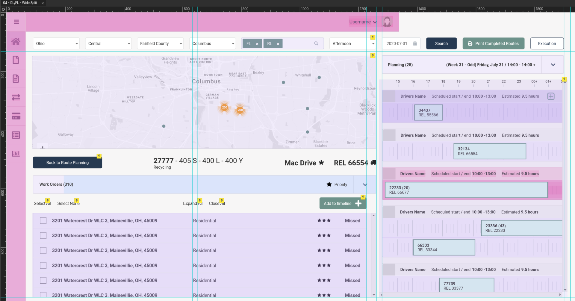 Waste & recycling dispatching 0-1 &ndash; work order collection view